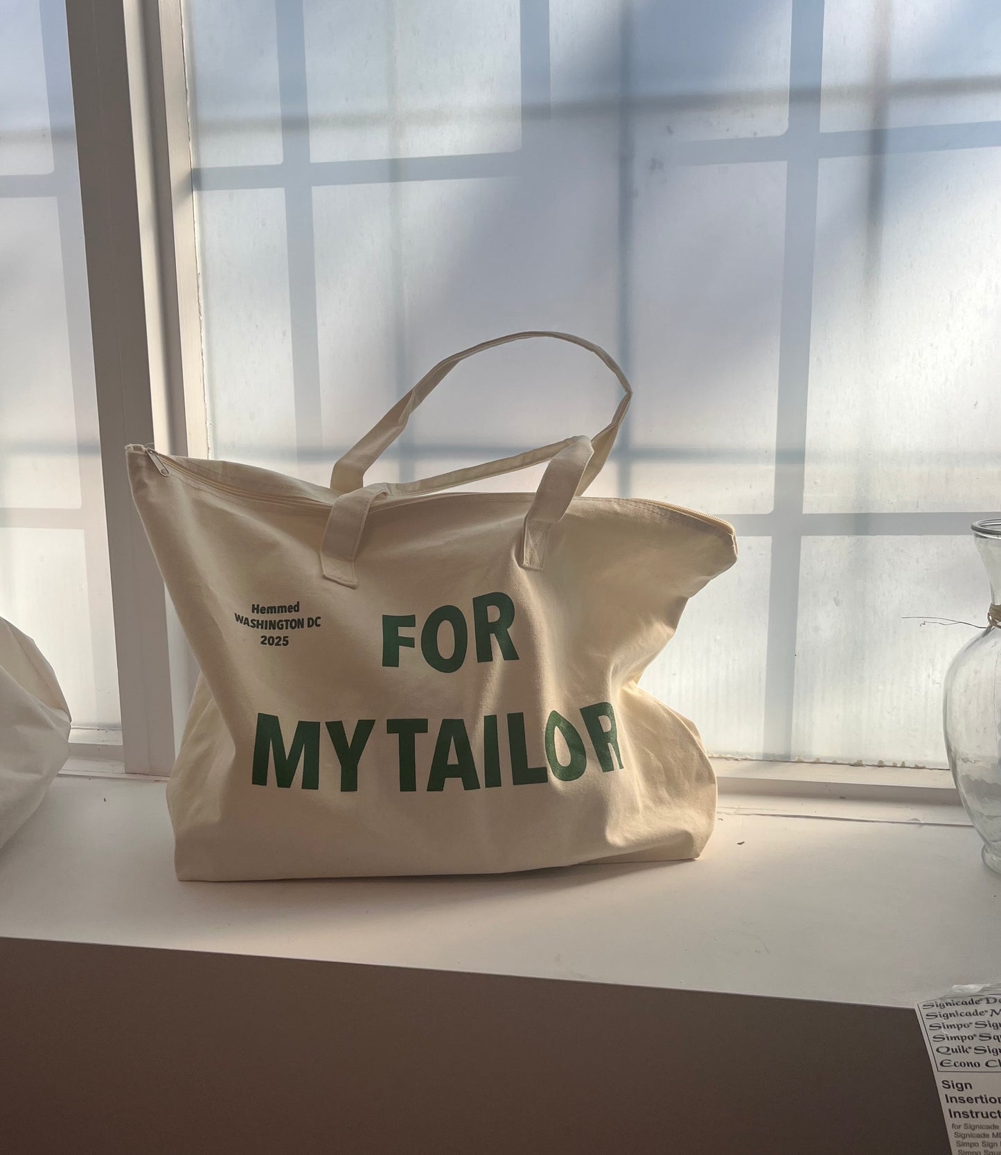 FOR MY TAILOR tote bag